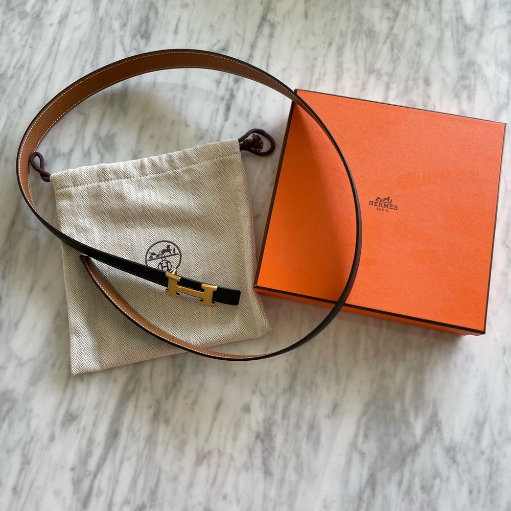 Hermes reversible strap, 24mm